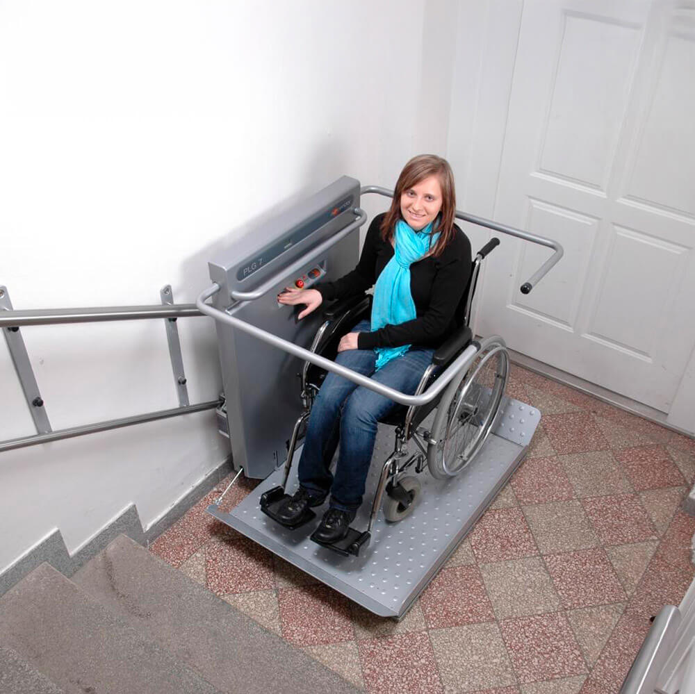 Silla salvaescaleras recta
